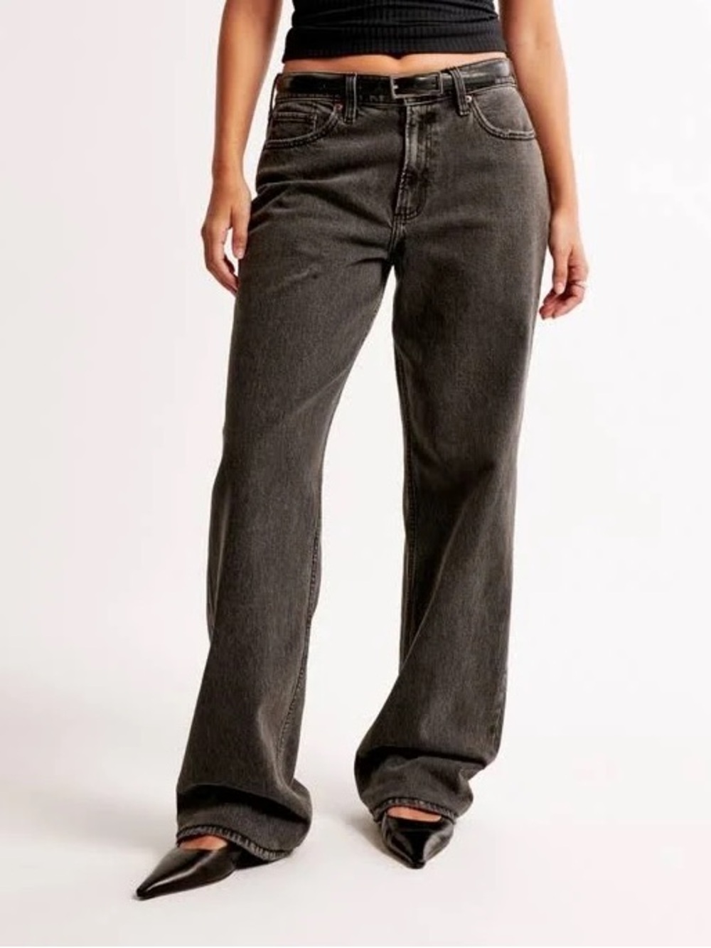 Abercrombie & Fitch The Baggy Low Rise Denim Jeans : 24/00